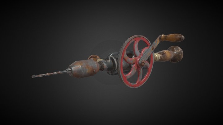 Millers Falls No. 980 Drill 3D Model