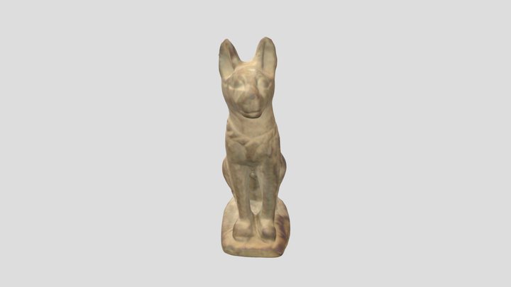 Egyptian Bastet figurine 3D Model