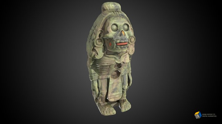 Cast of Aztec stone effigy 3D Model