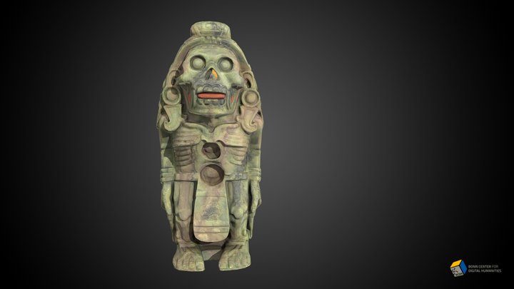 Cast of Aztec stone effigy 3D Model