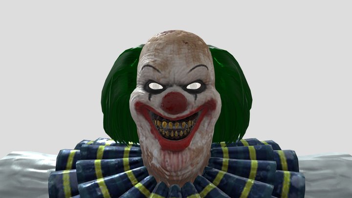 Killer Clown (No Animations) 3D Model