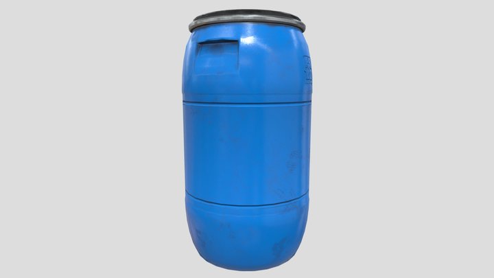 Prop - Barrel - Plastic 3D Model