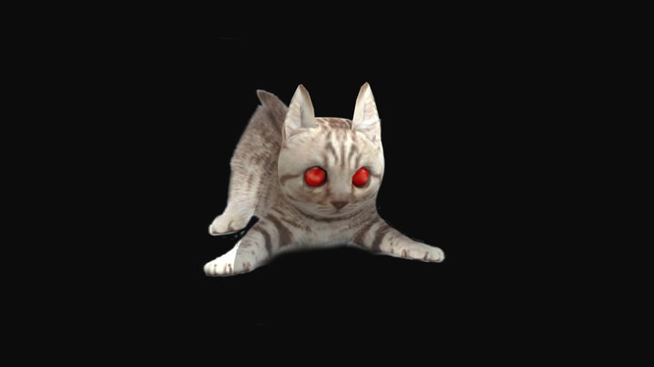 Nightmare Cat 3D Model