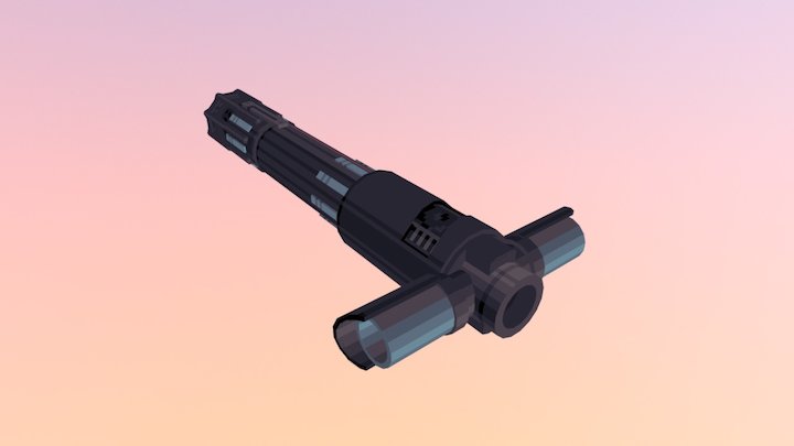 Kylo Ren's Lightsaber Hilt (TFA) 3D Model
