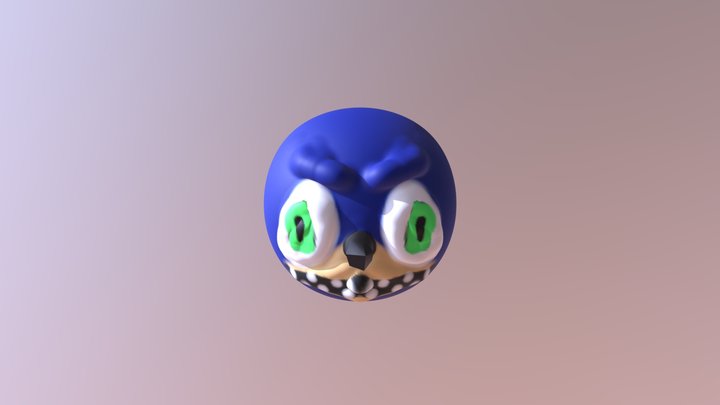 Sonic The Hedgehog: The Movie Character 3D Model