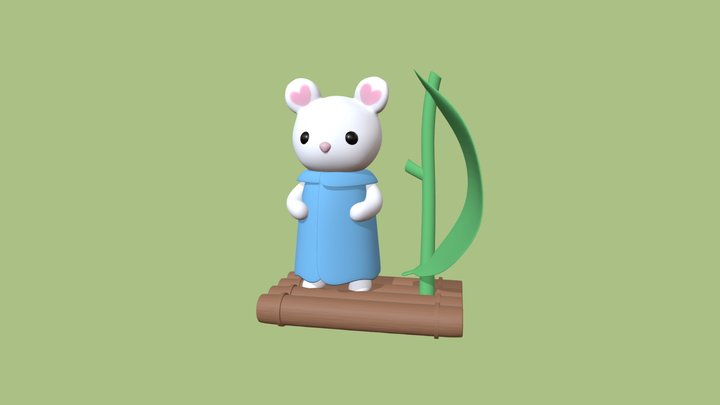 Sylvanian Families - Raft Mouse – Free 3D Model STL