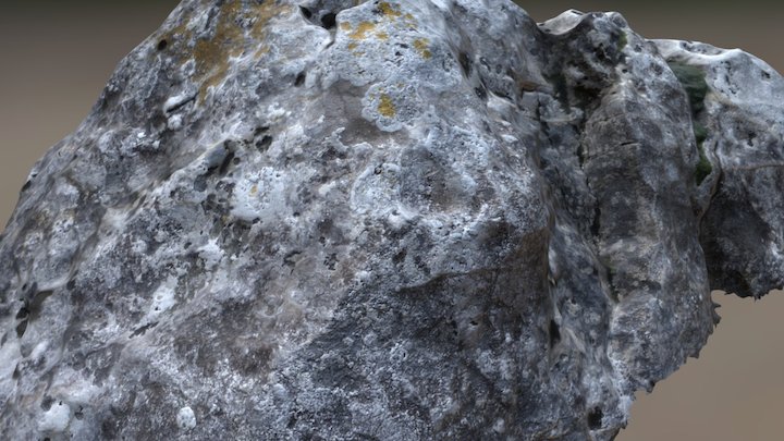 Photogrammetry Rock 02 3D Model