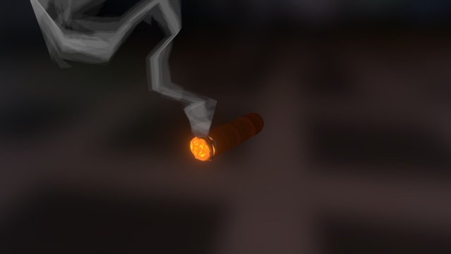Graves' lost cigar 3D Model