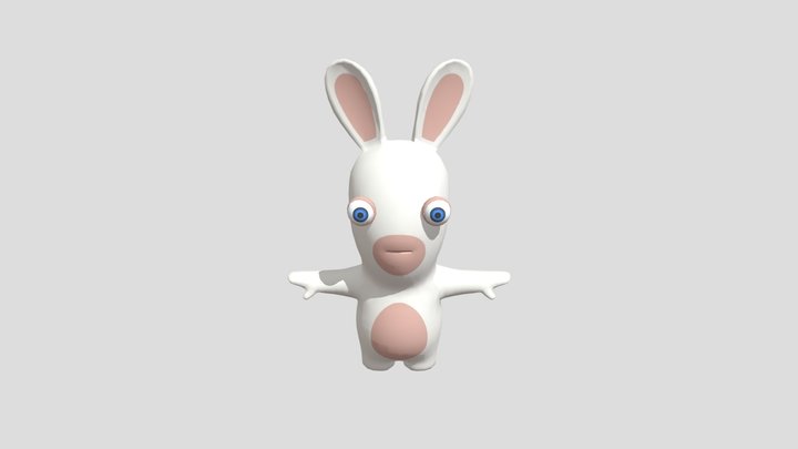 Chr_gen_rabbid_tpose_01 3D Model