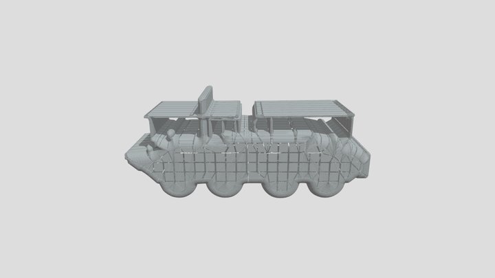 Base model of a Tank 3D Model