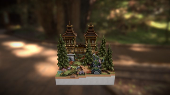Medieval Gate 3D Model