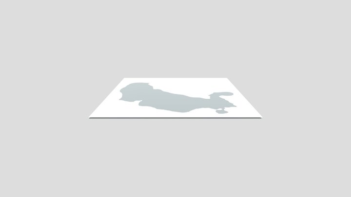 Lake At Night 3D Model