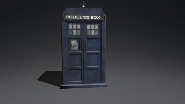 TARDIS - Time And Relative Dimension In Space 3D Model