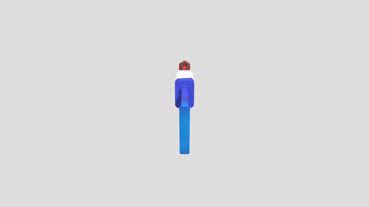 Up Gun Gun French skin idea 3D Model