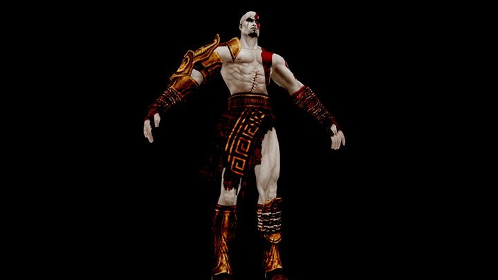 Kratos (Ghost Of Sparta) – Modello 3D gratuito STL