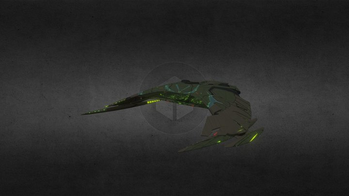 Star Trek Online | T'laru Intel Carrier Warbird – Free 3D Model STL