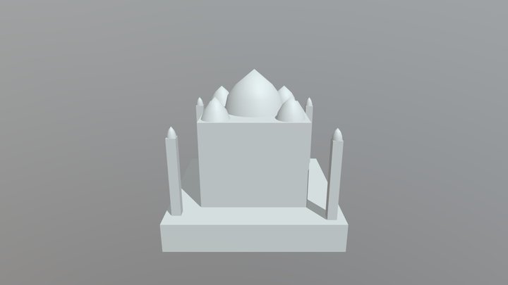 Taj Mahal_A1 3D Model