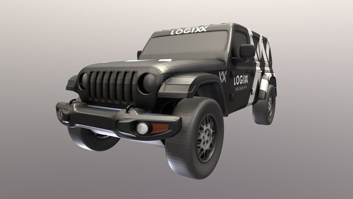LOGIXX - Jeep Wrangler Decal 3D Model