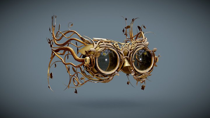 Elvish Goggle 3D Model