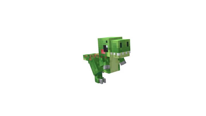 Baby T-rex 3D Model