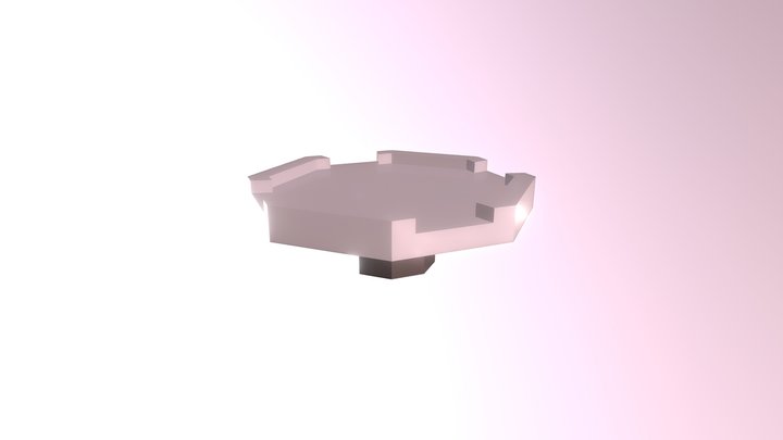 FourWay Intersection 3D Model
