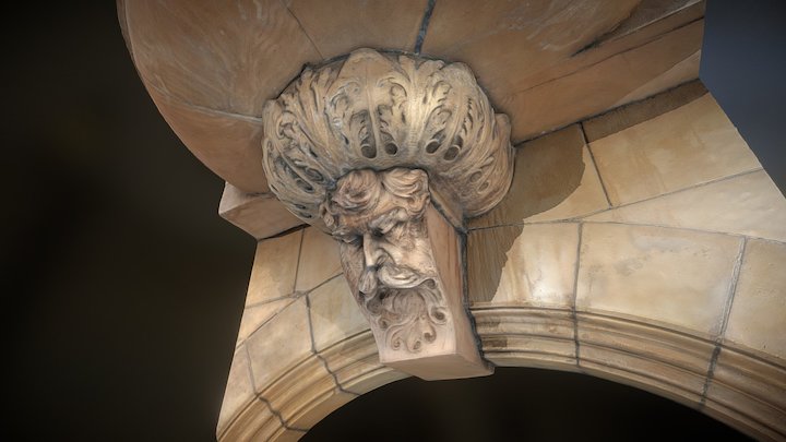 Architectural Ornament, Shaftsbury Av., London – Free 3D Model STL