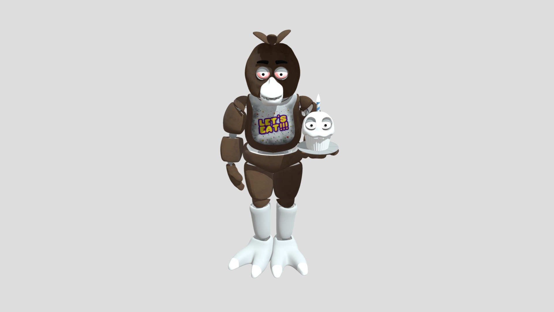 Movie_ Chica - Download Free 3D model by Lordtrap (@L-T-projets ...