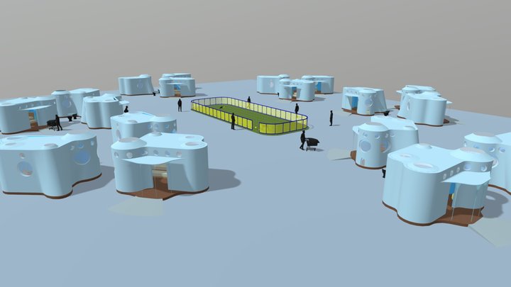 2021-05-04 DOG RUN FINAL 3D Model