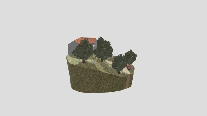DAE Diorama retake – Small farm 3D Model