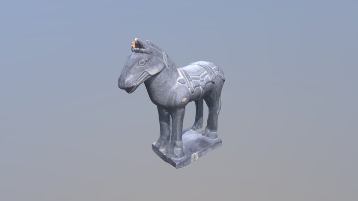Chinese terracotta horse 3D Model