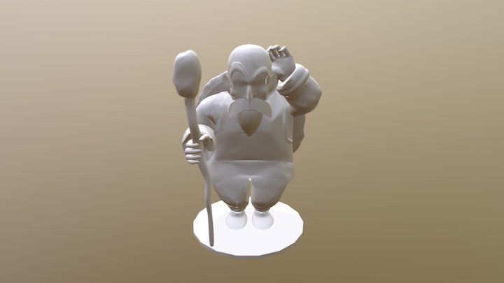 Maestro Muten Roshi 3D Model