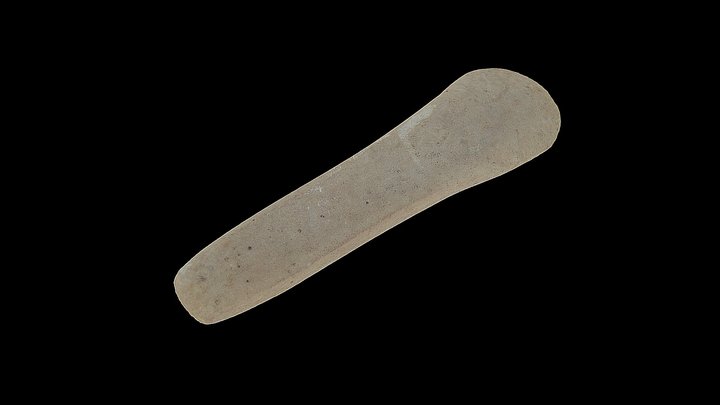 Ness of Brodgar Stone Spatula 3D Model
