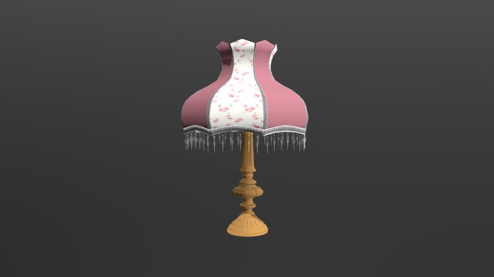 Victorian Lamp 3D Model