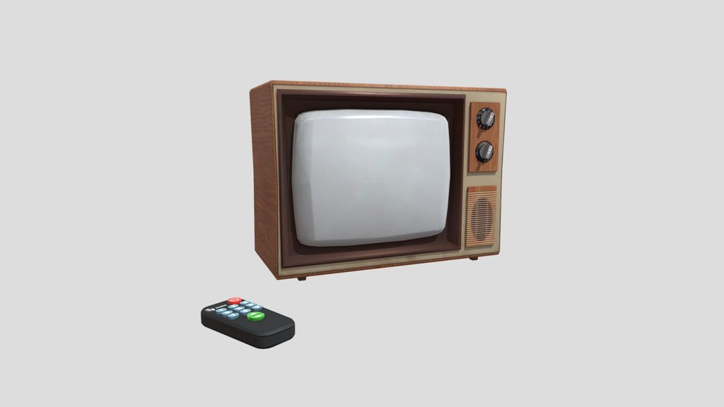 Hello Neighbor OldArt Tv and remote
