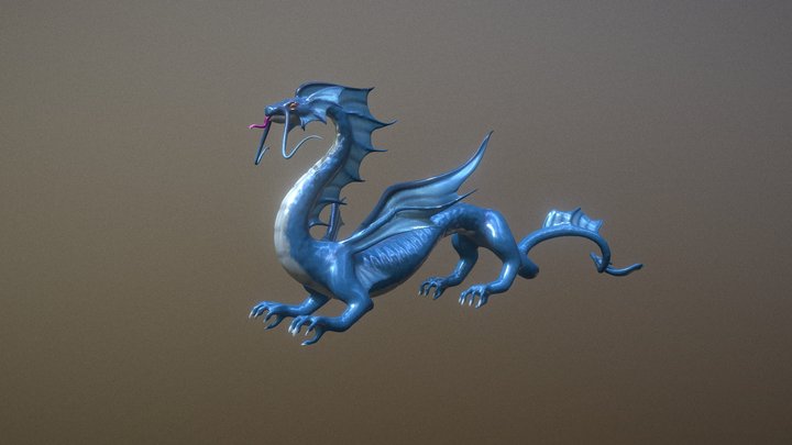 Dragón - Escultura Digital 3D Model