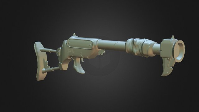 Juvenoia rifle 3D Model