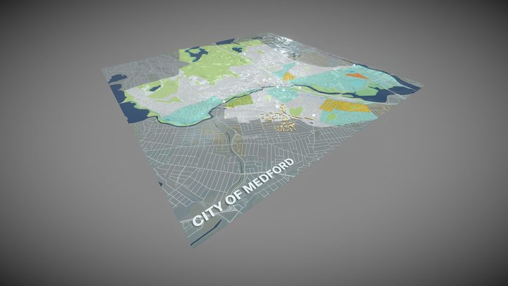 Agency Team - Medford Map 3D Model