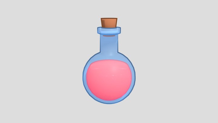 Potion Bottle 3D Model
