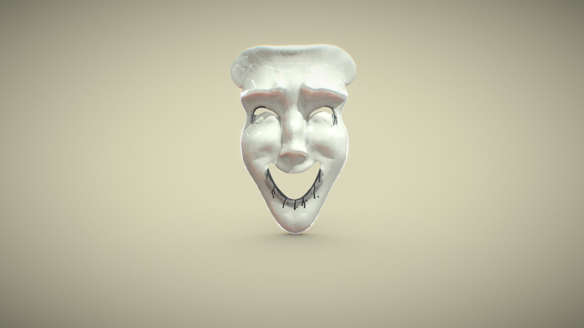 SCP 035 Mask, Happy & Sad by NovaDorium, Download free STL model