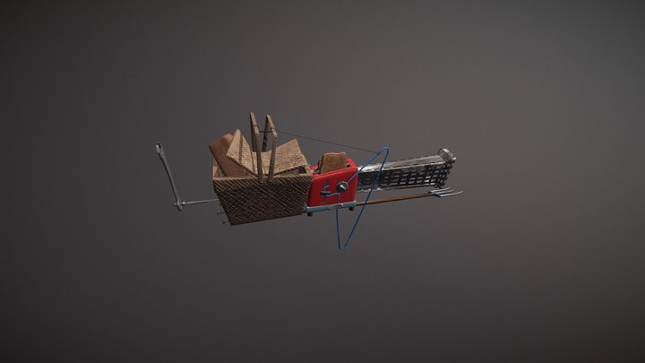 Toaster Gun 3D Model