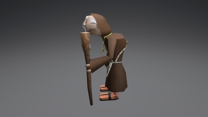 Monk 3D Model