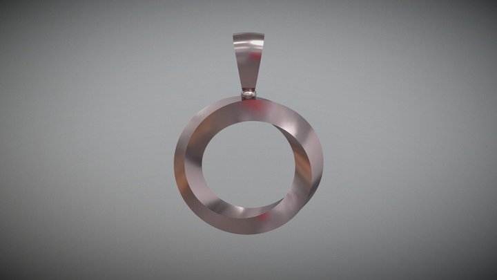 Mebius Pendant 3D Model