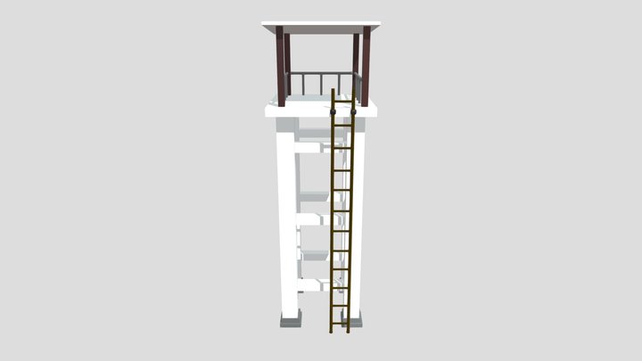 Watch Tower (made By myself) 3D Model