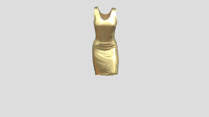 Kleid Preview 3D Model