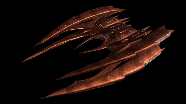 The Shrike (Star Trek: Picard) - 3D model by Pundus Art [8115084