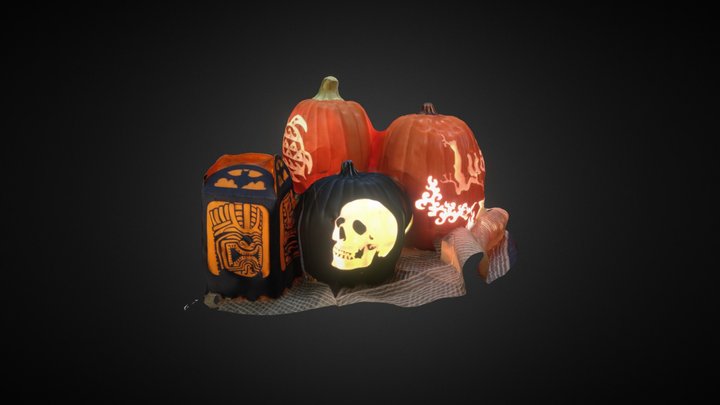 Lua Jack-o'-Lantern Collection #3DST23 – Modelo 3D gratuito STL