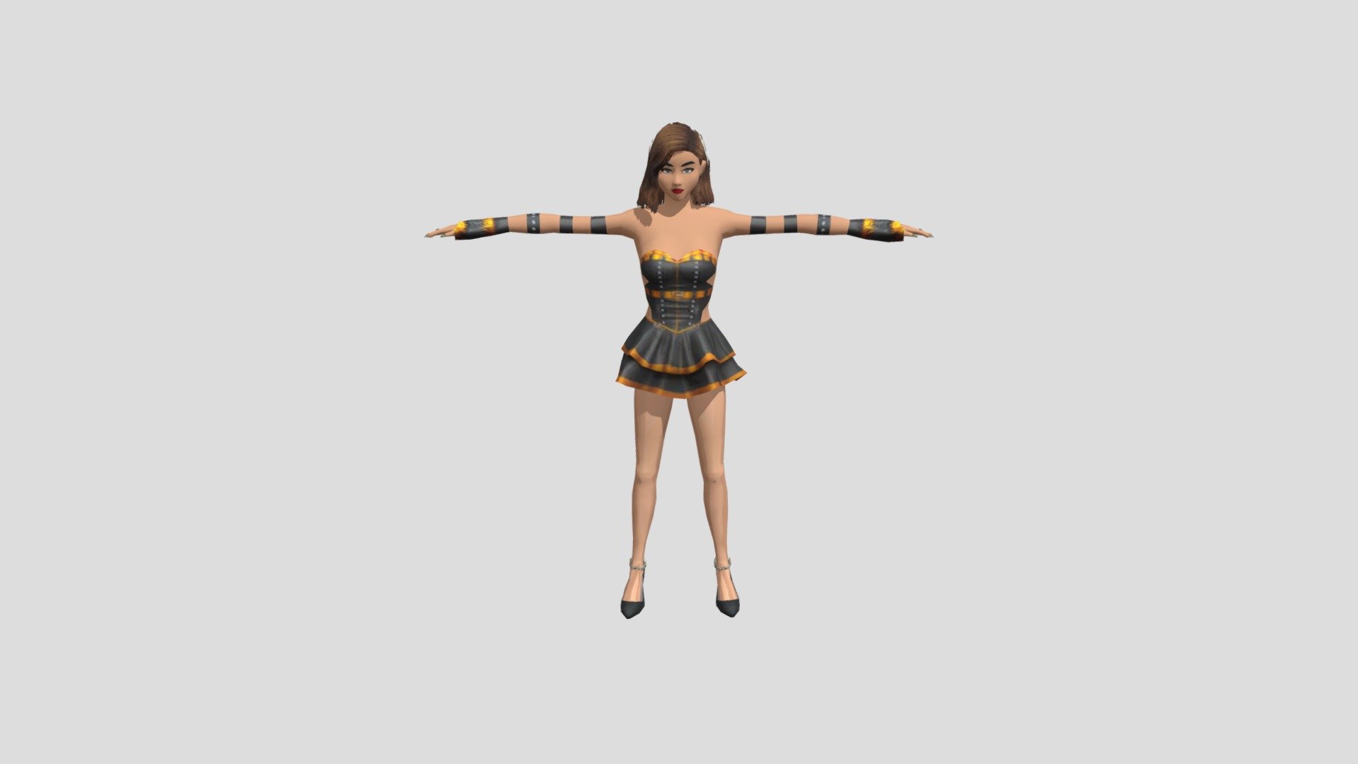 Mary Jane T-pose character | 3D Warehouse