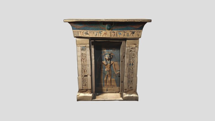 Egyptian Door 3D Model