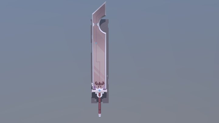 A sword from an RPG / Меч  из RPG 3D Model