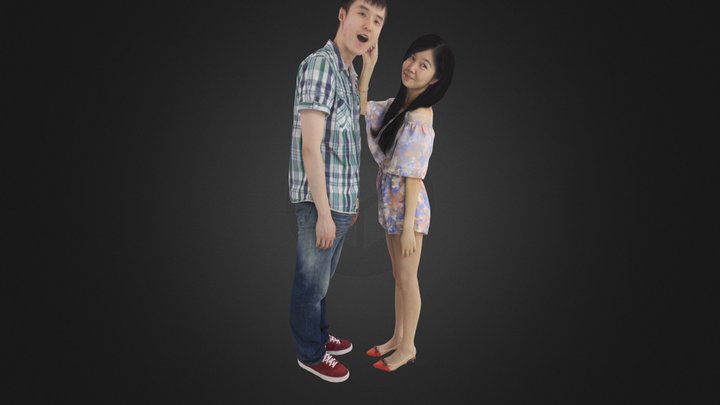 情侣-wq28 3D Model